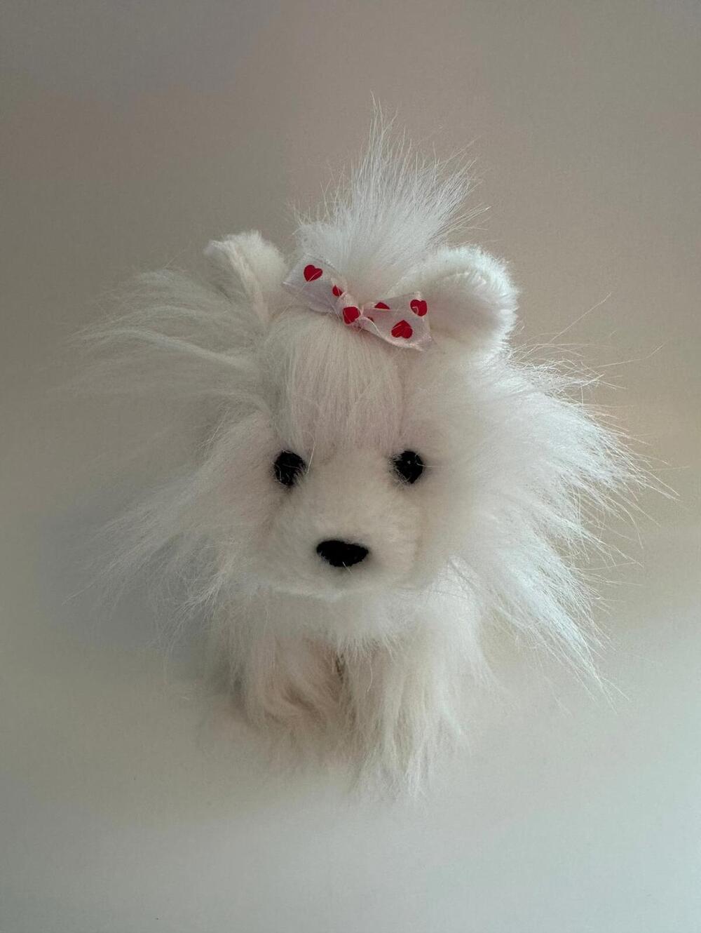Adorable Vintage Webkinz White Yorkie Dog Plush with No Tag, Ganz Plush (9 inch)